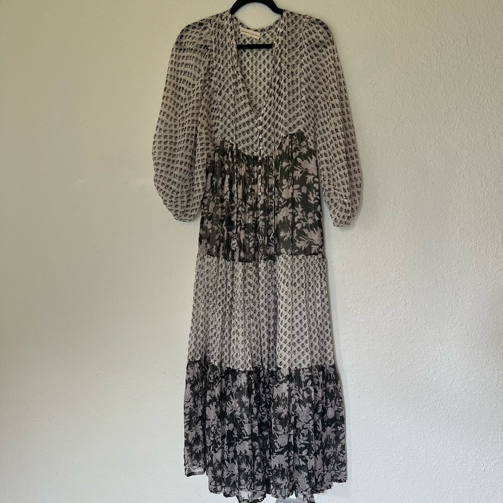 Nora Maxi Dress ~ Noir Daughters of India Dress